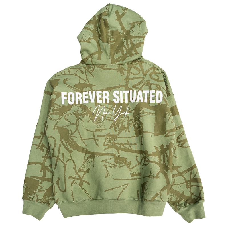 Forever Situated Graffiti Hoodie