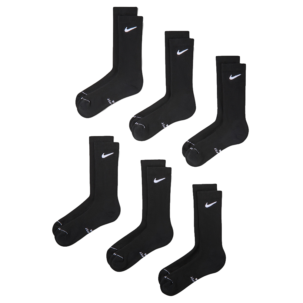 Nike Everyday Plus Cushioned Training Crew Socks (6 Pairs)